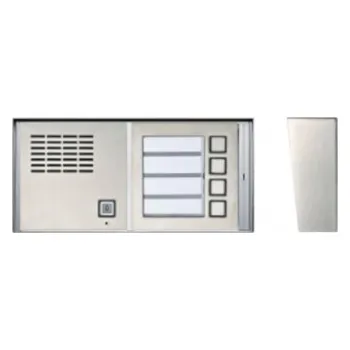 Poštovní schránka Zvonkové tablo TESLA GARANT na povrch - 4 účastníci - HORIZONTÁLNĚ