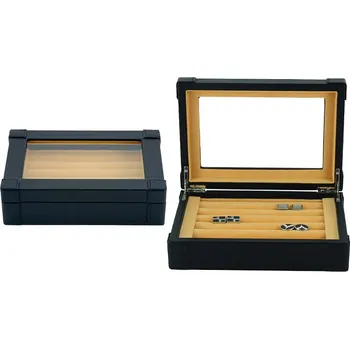 Šperkovnice Amparo Miranda® Kazeta na manžetové knoflíky AM4041 Black