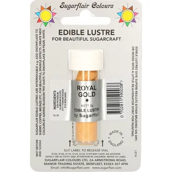 Potravinářské barvivo Sugarflair Prachová barva Royal Gold 2 g