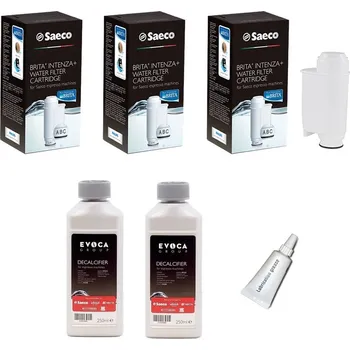 Saeco / Philips Brita Intenza+ 3 ks + CA6700 odvápňovač 500 ml + Saeco mazivo pro spařovací jednotku
