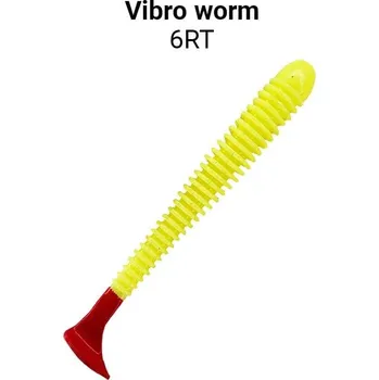 Gumová nástraha Crazy Fish Vibro Worm 10cm 6RT (5ks)