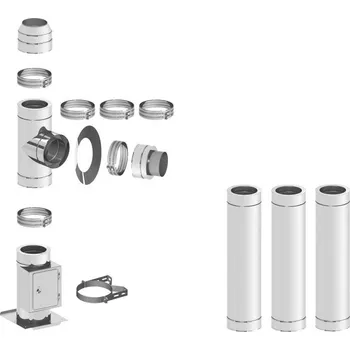 Komín KOMINEX CZ KOMINEX komínová sestava délka 4,3 m 1,0/150/35