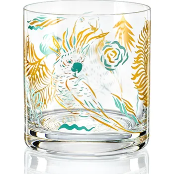 Sklenice Crystalex univerzální sklenice Caribbean Dream gold 280 ml 6KS