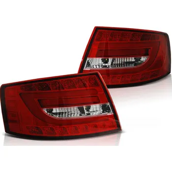 Zadní světlomet Tuning Tec Zadní světla AUDI A6 C6 SEDAN 04.2004-2008 červeno-bílé LED 6PIN