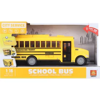 autíčko Lamps Školní autobus plastový na baterie