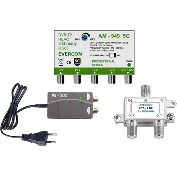 Anténní zesilovač Evercon anténní set 949-101-5