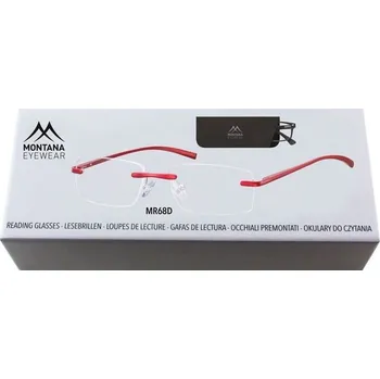 Brýle na čtení MONTANA EYEWEAR Dioptrické brýle BOX68D +3,00 RED Flex