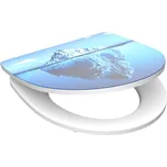 Duroplastové sedátko se zpomalovacím mechanismem HG SOFT-CLOSE Ledová hora