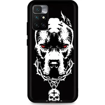 Pouzdro na mobilní telefon Kryt Xiaomi Redmi 10 silikon Fighting Dog (obal neboli pouzdro na Xiaomi Redmi 10)