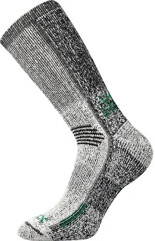 pánské termo ponožky VOXX Orbit šedé/zelené 43-46