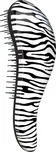 Dtangler Kartáč na vlasy 18,5 cm Zebra…