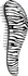 kartáč na vlasy Dtangler Kartáč na vlasy 18,5 cm Zebra White 