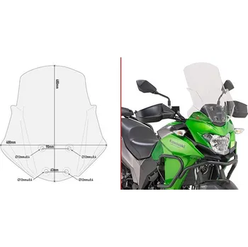 Motodíl GIVI D4121ST plexi Kawasaki Versys X 300 2017 - 2019