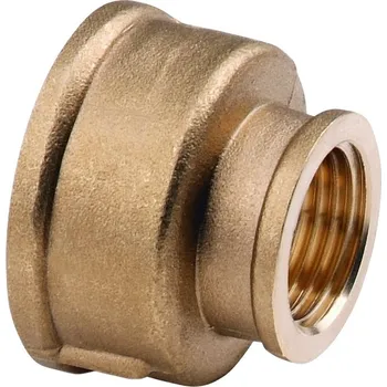 Vodovodní potrubí V&amp;G Mosazný nátrubek redukovaný 3/8" x 1/2" PN20 (6760) 67603812