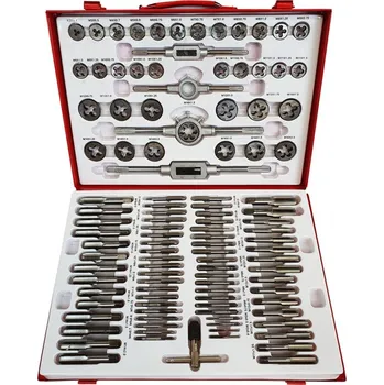 Závitořezný nástroj Silver Velká sada na opravu závitů M2-M18, závitnice závitová očka 110ks