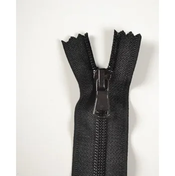 Zip Sarah spirálový nedělitelný 5 mm - černá 13 cm