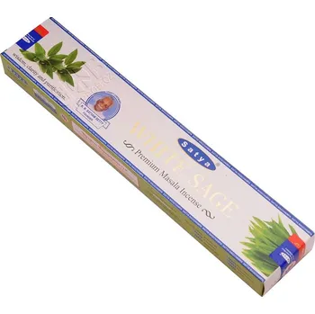 Vonná tyčinka Satya White Sage Premium indické vonné tyčinky 15 g