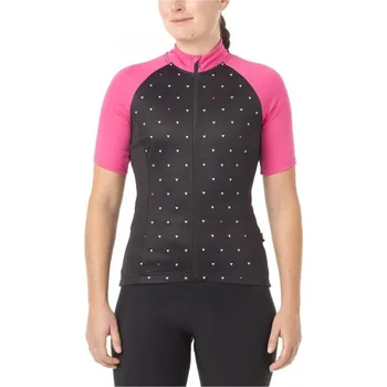 cyklistický dres dámský dres Giro Chrono Sport Sublimated, black/sharktooth - vel. S 306107