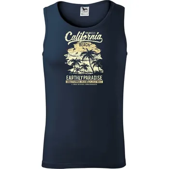 California Beach - Tílko pánské Core - XL ( Námořní modrá (velmi tmavá - téměř černá) )