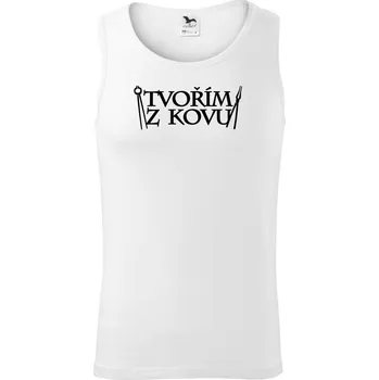 Tvořím z kovu - Tílko pánské Core - M ( Bílá )