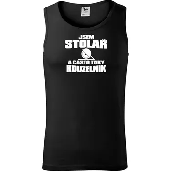 Stolař kouzelník - Tílko pánské Core - M ( Černá )