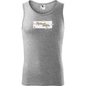 Papírová svatba 2 - Tílko pánské Core - 2XL ( Tmavě šedý melír )