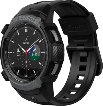Příslušenství k chytrým hodinkám Spigen Rugged Armor Pro pro Samsung Galaxy Watch 4 Classic 46 mm Charcoal Gray
