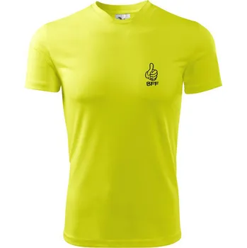 My Best Friend - Dětské triko sportovní (dresovina) - 146 cm/10 let ( Neonově žlutá )