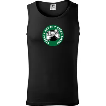 Pánské termoprádlo Každej z nás je v něčem dobrej - Tílko pánské Core - M ( Černá )