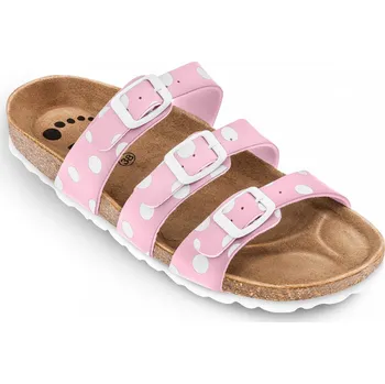 Dámská zdravotní obuv Obuv zdravotní FORcare 205020 růžová potisk puntíky Velikost: 36