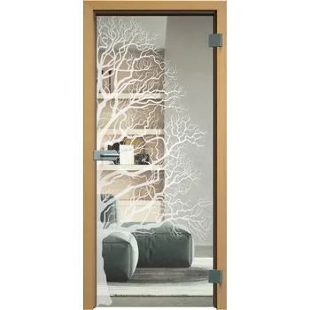 Interiérové dveře Celoskleněné dveře do pouzdra - M003C Průchozí šířka (cm): 80, Průchozí výška (cm): 197