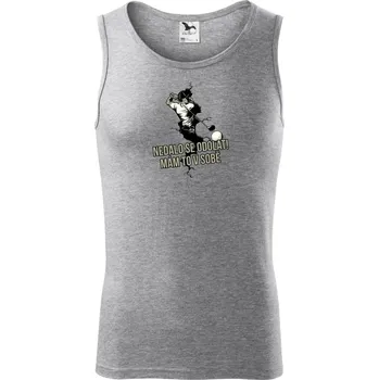 Pánské termoprádlo Nedalo se odolat, mám to v sobě golf - Tílko pánské Core - L ( Tmavě šedý melír )