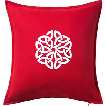 Polštář Keltský ornament - Polštář 50x50 - 50x50 - Pouze potah ( Červená )