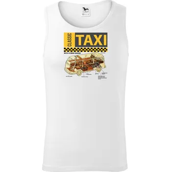Classic taxi - Tílko pánské Core - XL ( Bílá )