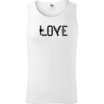 Instalatér love - Tílko pánské Core - S ( Bílá )