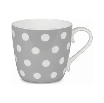 Könitz Hrnek s puntíky, Šedý, 400ML