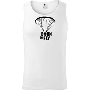 Born to fly paramotor - Tílko pánské Core - L ( Bílá )