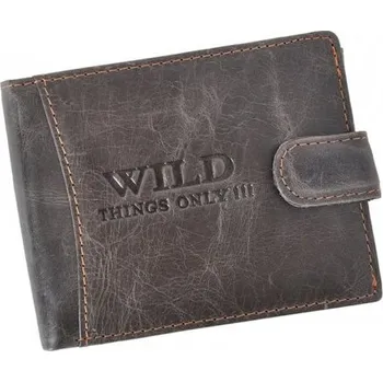 Peněženka Wild Things Only 5503 - tmavě hnědá