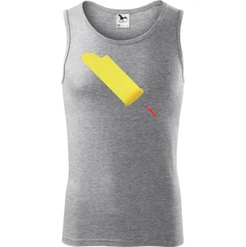 Malíř kukuřice - Tílko pánské Core - XL ( Tmavě šedý melír )