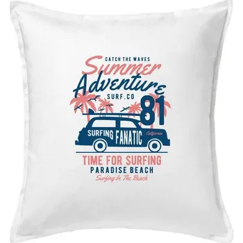 Polštář Summer Adventure - Polštář 50x50 - 50x50 - Pouze potah ( Bílá )