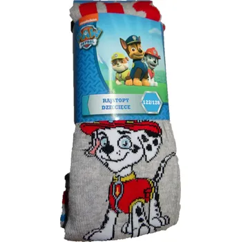 Chlapecké oblečení Chlapecké punčochy s tlapkovou patrolou šedé. 122 - 128