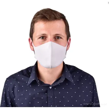 rouška Rouška pratelná z jemného neopren materiálu 30x13 cm šedá