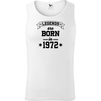 Legends are born in 1972 - Tílko pánské Core - L ( Bílá )