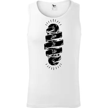 Pánské termoprádlo Skate live if up - Tílko pánské Core - L ( Bílá )