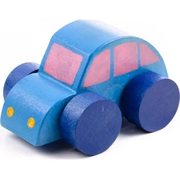 Dřevěná hračka Dřevěná dětská hračka AUTÍČKO BEETLE modré