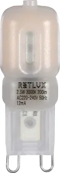 Žárovka Retlux RLL 293 2,5W G9 3000K