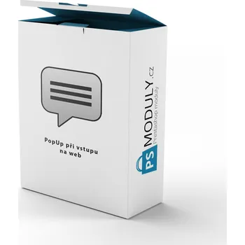 PrestaShop modul PopUp při vstupu na web
