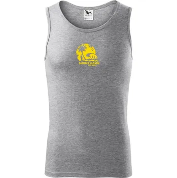 Pánská móda Summer classic - Tílko pánské Core - 2XL ( Tmavě šedý melír )