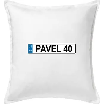 Polštář SPZ Pavel 40 - Polštář 50x50 - 50x50 - Pouze potah ( Bílá )