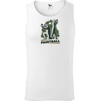 Paintball dvojice splash - Tílko pánské Core - L ( Bílá )
